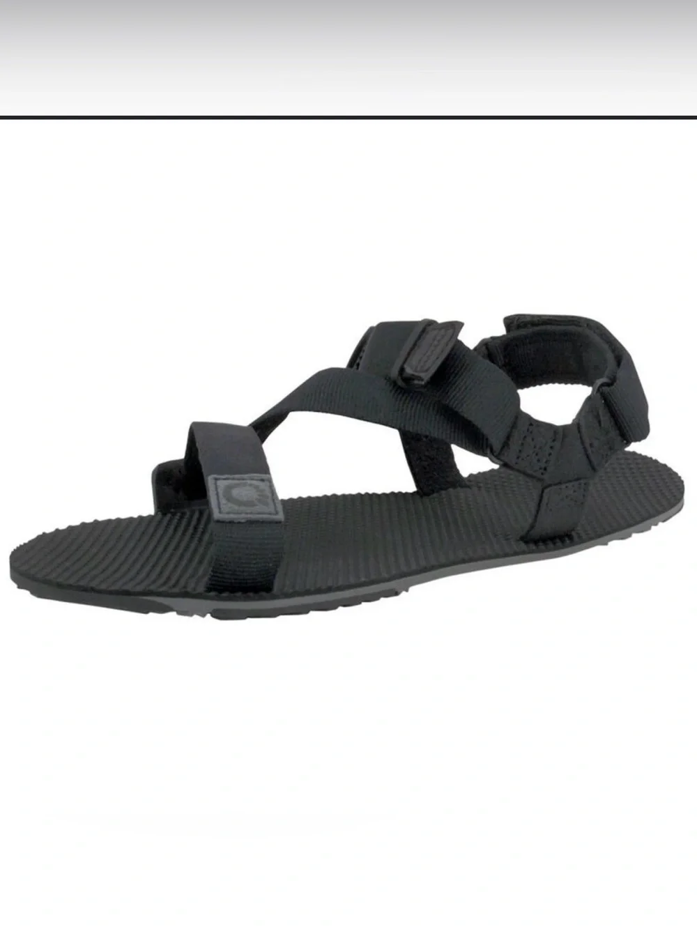 XERO SHOES Z Trail Black Barefoot Minimalist Strap on Hiking Travel Sandals 11